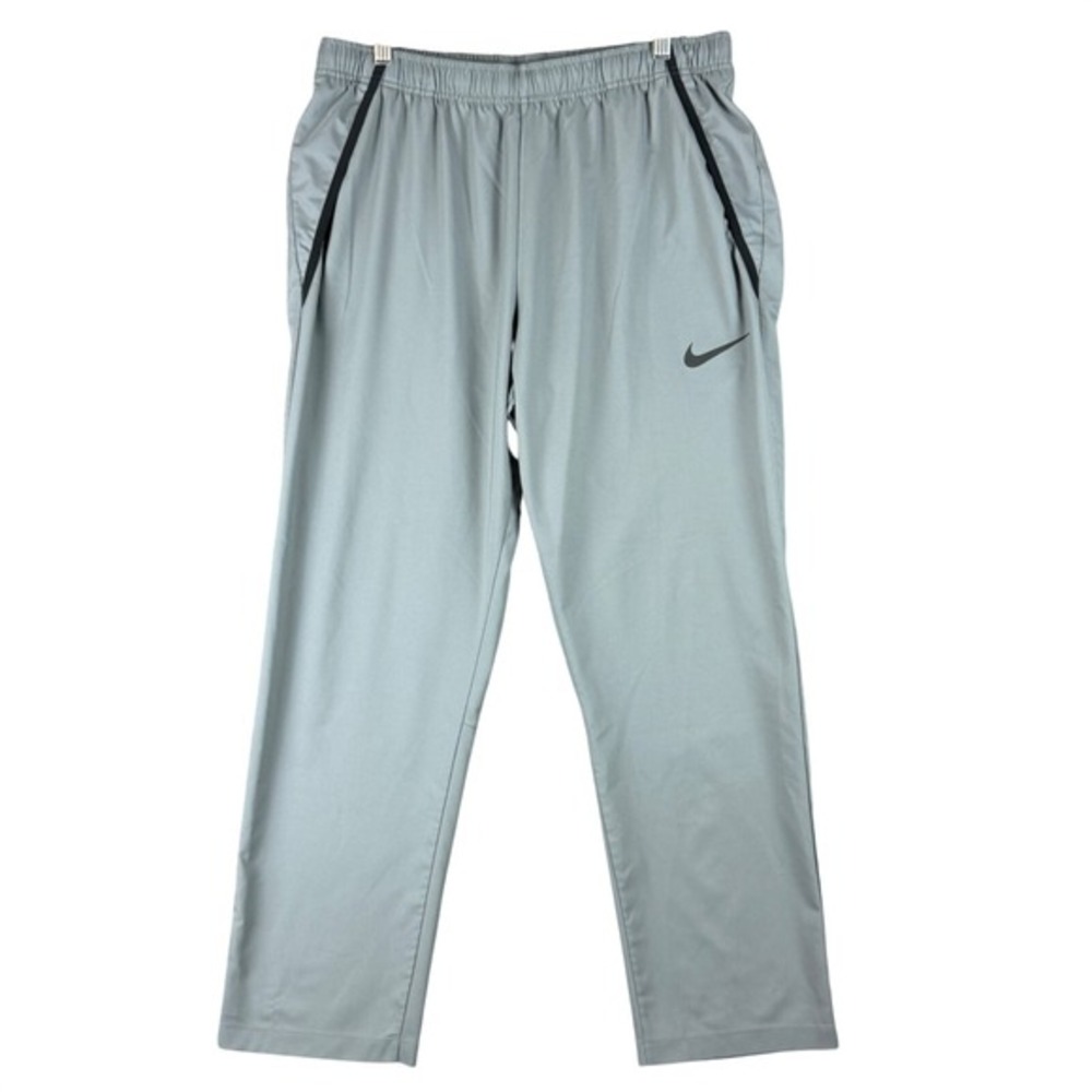 Nike Men's XL Grey‎ Dri-FIT Training Pants Standard Fit Workout Gymwear Fitness